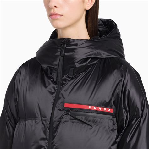 prada milano winter jacket|prada nylon full zip jacket.